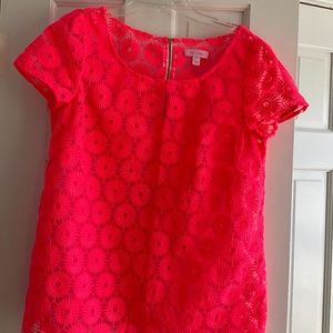 Lily Pulitzer Neon Pink Top